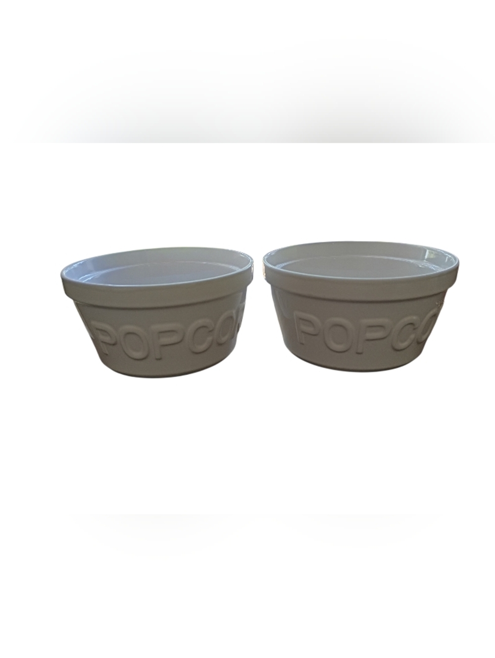Tabletops Gallery Ceramic 18-20 Oz Popcorn Bowls Set Of 2